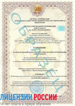 Образец разрешение Нижняя Салда Сертификат ISO/TS 16949