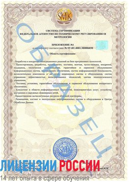 Образец сертификата соответствия (приложение) Нижняя Салда Сертификат ISO 27001